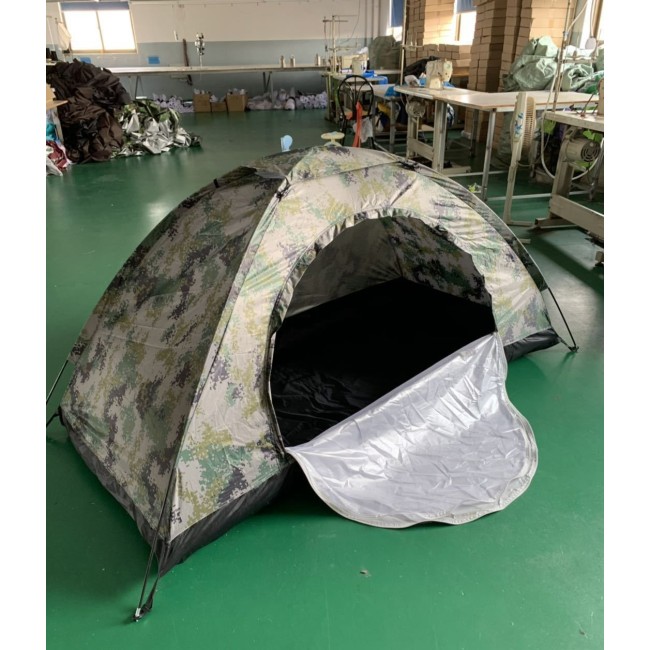 Kemping könnyű hátizsákos kültéri felszerelések terepszínű kemping sátor túrázáshoz, bővített nagy hely