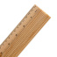 Régua de madeira 15cm com estampa personalizada