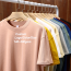 Plus Size algodão de qualidade de primeira classe logotipo personalizado masculino impressão de camiseta personalizada impressão de camiseta simples de tamanho grande