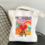 Custom Bad Bunny  Printed Tote Bag Gift Craft canvas Shopping bag Reusable canvas Hot Stamping portable Tote bags