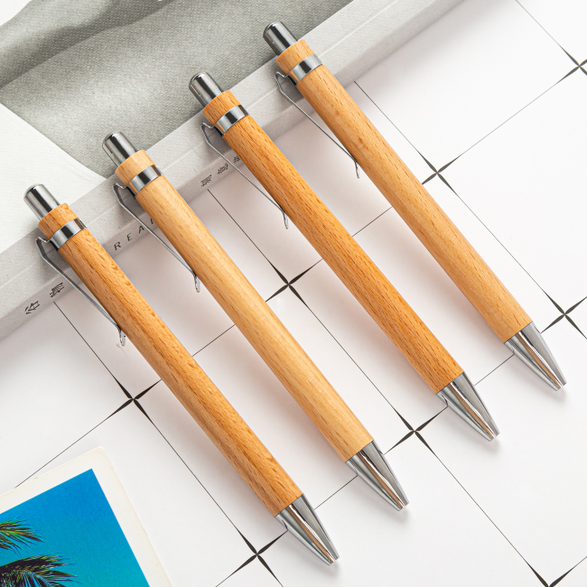 Экологически чистая рекламная ручка из бамбука