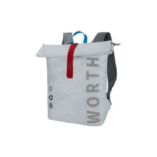 Worthfind Custom Dupont Tyvek Paper Bag Rolling Backpack Экологичный переработанный рюкзак Roll Top Fashion Travel Bagpack