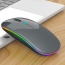 Mouse inalambrico Ultra-Thin rechargeable colorful 2.4Ghz optical computer wireless gaming mouse