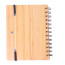 Environmental custom recycled bamboo cover notebook