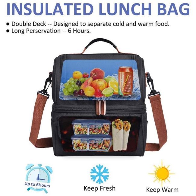 Bolsa de almuerzo al aire libre profesional caliente de Amazon, fiambrera aislada, mochila enfriadora grande, bolsa enfriadora de picnic