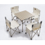 mesa de churrasco e conjunto de cadeiras para passeio autônomo ao ar livre Conjunto de mesa e cadeiras dobráveis ​​para piquenique portátil