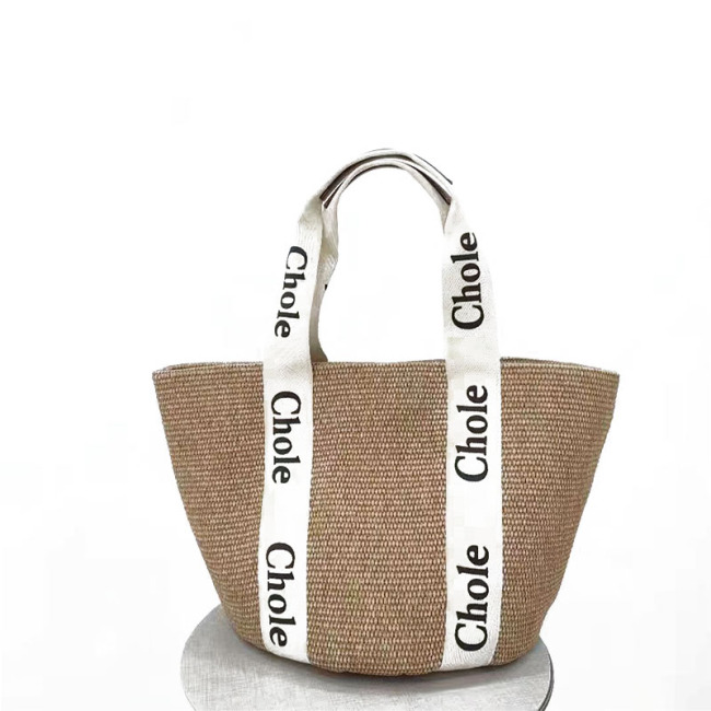 2022 new Fashion Summer Vacation large capacity leisure Straw Hand Woven Hands Bags woven shoulder Basket beach bag for women