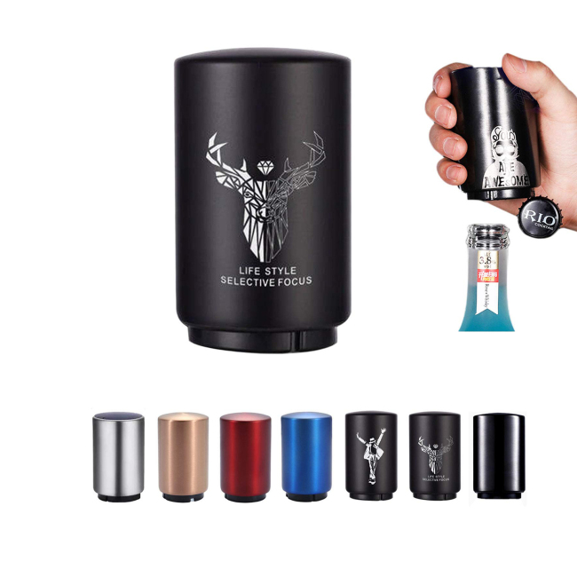 Portable automatic beer bottle opener for stainless bottle opener,stainless steel bottle opener automatic for push down