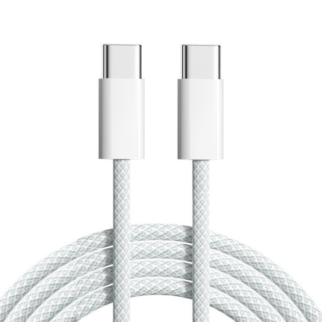 Tipo C del cable del cargador del paladio 60w para el cable de carga USB-c de Iphone 15, cable de carga del teléfono