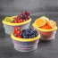 Reusable Silicon Folding Bowl Bpa Free Kitchen Lonchera Collapsable Silicone Storage Food Containers Kids Bento Lunch Box