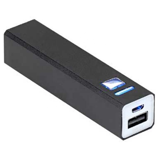 Тонкое портативное USB-зарядное устройство Powerbank с индивидуальным логотипом, мини-зарядное устройство Power Bank 2600 мАч