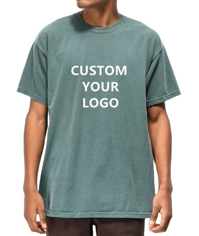 Custom printed oversize men's t-shirts, 60 cotton 40