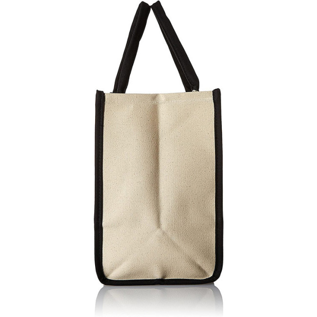 Bolsa de praia de lona inicial personalizada, sacola de presente com monograma para mulheres