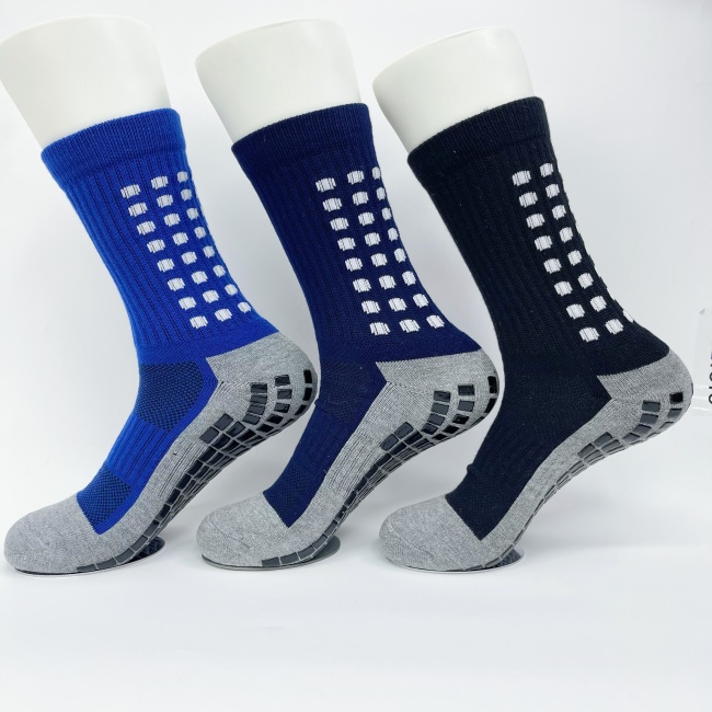 Оптовая продажа, профессиональные уличные махровые футбольные носки для мужчин и женщин, противоскользящие спортивные носки
