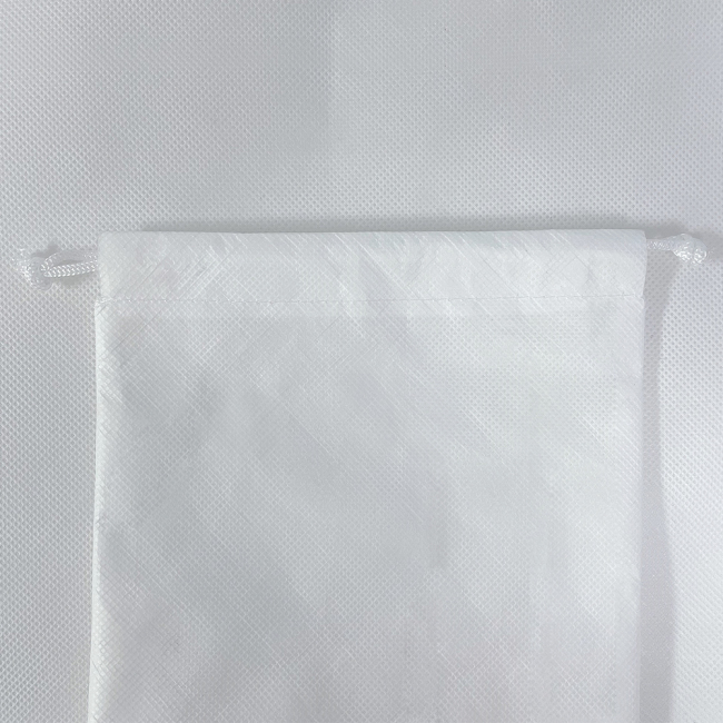 Kingsub vende al por mayor el bolso no tejido sublimado con cordón del logotipo del bolso con cordón de la sublimación blanca en blanco