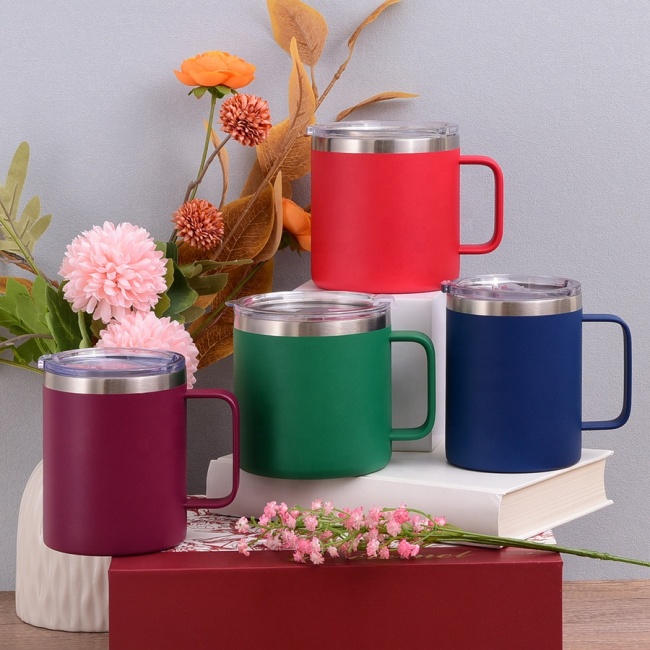 Thermal Portable Double Wall Popular Life Insulation Stainless Steel Vacuum Cup With Handle