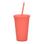 Customized Logo New Plastic Tumbler Cups Double Wall  Plastic Clear Acrylic Tumbler Straw Mug Reusable Tumbler
