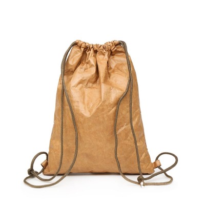 2021 Custom Tyvek Paper Material Gym and Travel Waterproof Drawstring Backpack Bag For Men