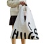 El bolso de la tienda de OEM/ODM jumbo bolsas de asas de gran tamaño de la lona de algodón de la playa de 14 onzas con el logotipo impreso personalizado