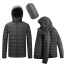 Edredón de burbujas resistente al invierno empacable ligero con capucha Puffer Oem Jacket Custom Puffer Jacket Puffer Jacket Men