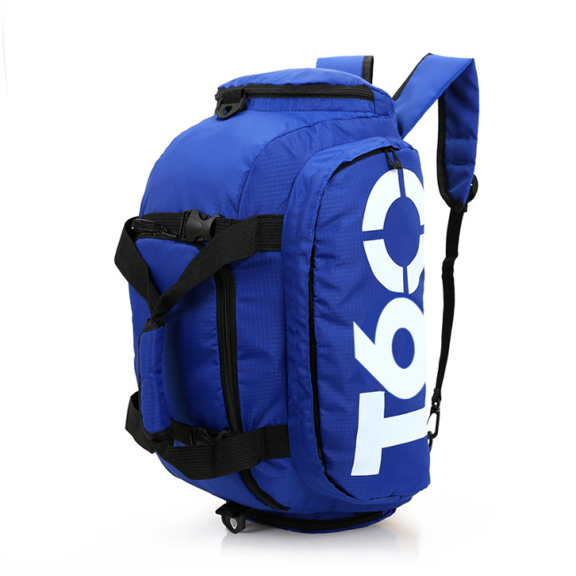 custom logo gym duffel backpack men custom waterproof travel bag with shoes compartment fashion gym bag for women