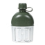 Tactical Portable Water Bottle With Aluminum Drinking Cup For Combat