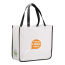 Wholesale Price Custom Logo Printed Pp Foldable Round Bottom Grocery Packaging Tote Shopping Non Woven Bag