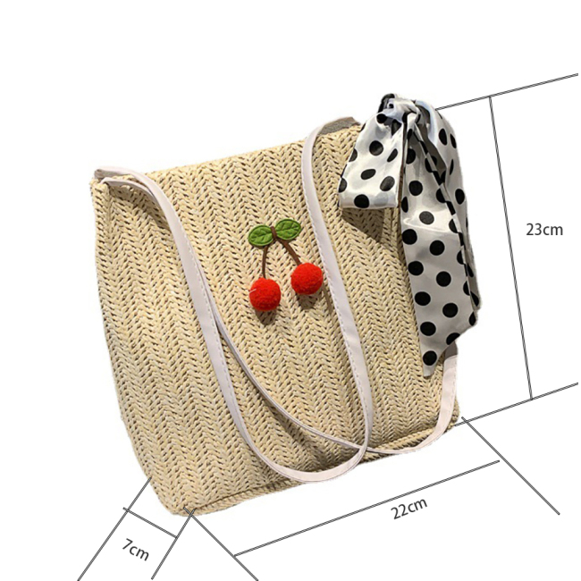 2022 Handbags For Women Woven Cheap Handbag Shoulder  bag  Women Summer Tote  Handbag Leisure Vacation Travel Beach Funny Bag