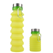 Green Collapsible Silicone  Water Bottle