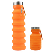 Black Collapsible Silicone  Water Bottle