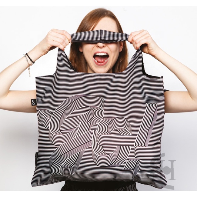 custom printed folding black luxury shopping bag eco-friendly reusable grocery bags
