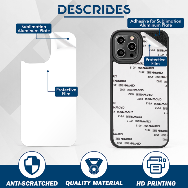 Capa de celular de sublimação em branco rígido transparente pc tpu para iphone 12 13 14 smartphone móvel capa em branco personalizada