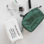 Bolsa de aseo Dupont plegable personalizada personalizada, bolsa de maquillaje Tyvek respetuosa con el medio ambiente, bolsa de papel cosmético impermeable de viaje para mujer