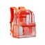Индивидуальный ПВХ пластик большой емкости сверхмощный прозрачный прозрачный рюкзак книжные сумки школа для студентов женщин девочек