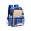 Индивидуальный ПВХ пластик большой емкости сверхмощный прозрачный прозрачный рюкзак книжные сумки школа для студентов женщин девочек