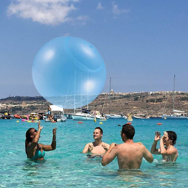 27 hüvelykes Bubble Ball Jelly Bubble Balloon Felfújható Vicces Toy Ball Beach Garden Ball kültéri beltéri használatra