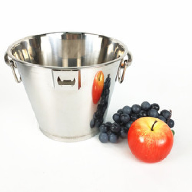 Wine cooler/ ice bucket with logo 5L/6L stainless steel with bar set champagne bucket