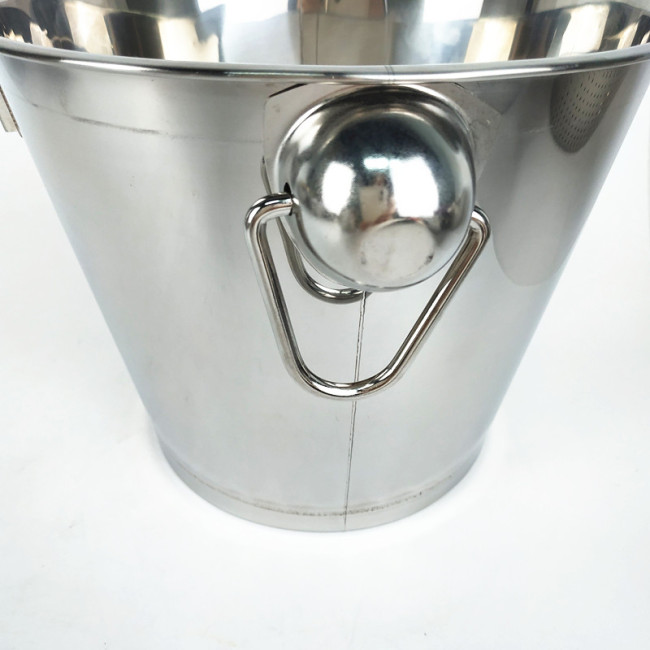 Borhűtő/ jeges vödör logóval 5L/6L rozsdamentes acél bárkészlet pezsgősvödörrel