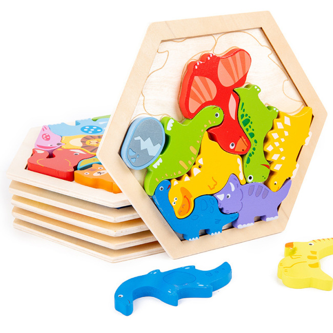 Детские деревянные головоломки блоки игрушки животных фрукты головоломки мультфильм животных движения игрушки развивающие игрушки пазлы для детей подарки