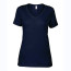 Camisetas de mujer con escote en V profundo, lisas, sin marca, camisetas de algodón 100% de alta calidad para mujer, para imprimir