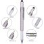 Metal Multi Tool Pen 6-in-1 Stylus Pen With Screwdriver