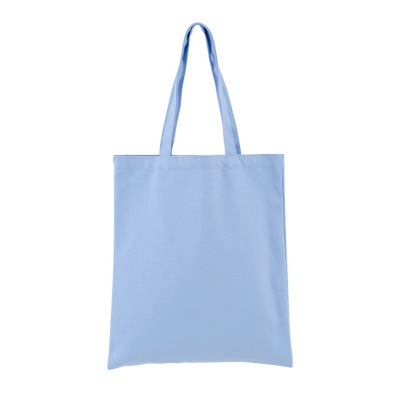Eco Friendly Candy Color Plain Custom Logo 12oz Blank 100% Cotton Canvas Tote Bag