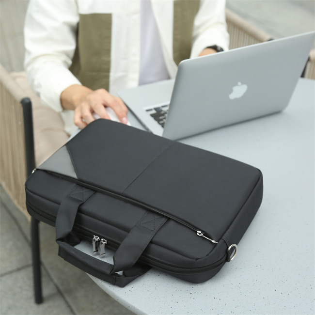 Üzleti nagy kapacitású számítógépes táska 15.6 hüvelykes, 14 hüvelykes laptoptok Hordozható laptop, fekete hordozható laptoptáska