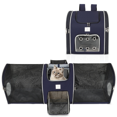 Cat Carrier Backpack Durable Breathable Mesh Pet Backpack Carrier for Small Dogs Bag Expandable Pet Carrier Backpack