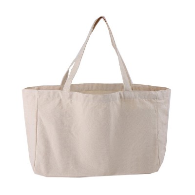 Customized Logo Tote Shopping Bag Reusable Cotton Canvas Bag Travel Women Men Handbags Gift Canvas Tote Bags