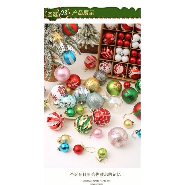 Sublimação colorida barata decoração de natal enfeites de natal bola e pingente de transferência térmica para festa