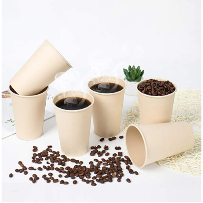 Vaso de rollo de papel y ventilador de vaso de papel para llevar vaso de papel