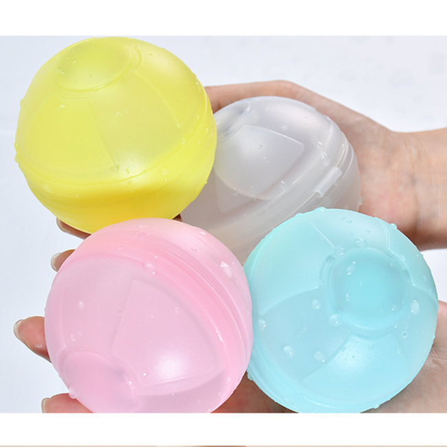 Reusable Water Balloons Soft Silicone Water Balls with LED Light for Pool Beach Water Game