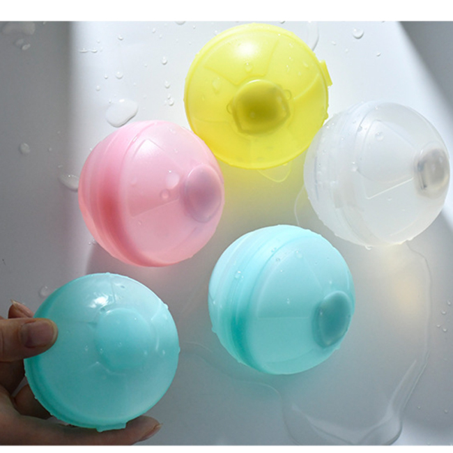 Újrafelhasználható vízi léggömbök Puha szilikon vízgolyók LED lámpával a medenceparti vízi játékhoz