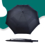 Egyedi embléma Automatikusan nyitható dupla lombkorona nagy fekete golf esernyő Paraguas promóciós dupla rétegű golf esernyő logóval